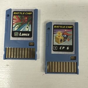 MegaMan Battle Chip CP‎ 6 086 + LANCE for Mega Man PET Takara 2004